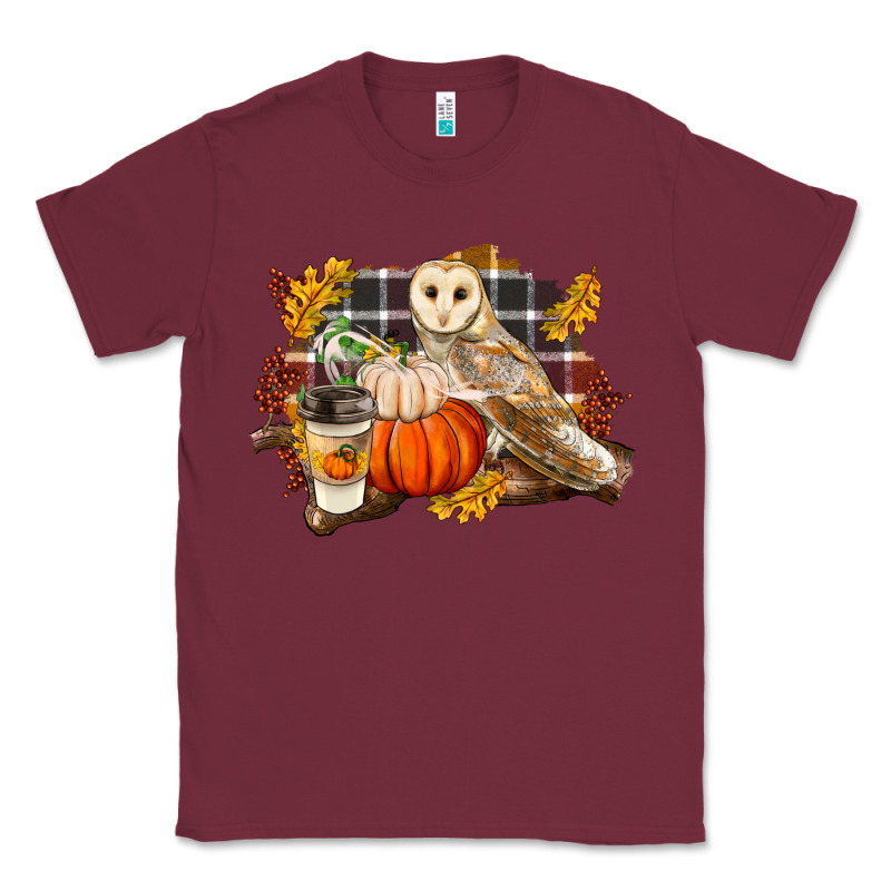 Fall Barn Owl Classic Tee by LillyAllenDesigns | Teevron