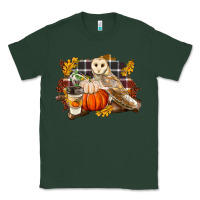 Sports Green Fall Barn Owl Classic Tee - LillyAllenDesigns