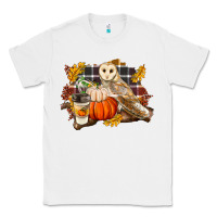White Fall Barn Owl Classic Tee - LillyAllenDesigns