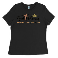 Black godfidence Ladies Tee - MaliasSmallBusiness