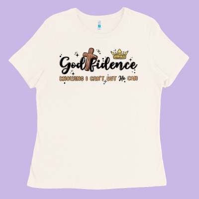 Godfidence Ladies Tee Designed By Maliassmallbusiness