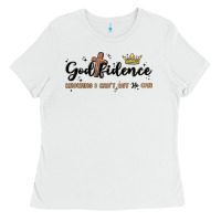 White godfidence Ladies Tee - MaliasSmallBusiness