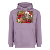 Lavender this is as merry as i get skull Heavyweight Hoodie - FaDigitalArtStudio