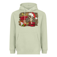 Matcha this is as merry as i get skull Heavyweight Hoodie - FaDigitalArtStudio