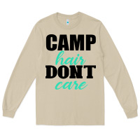 Mushroom Camp Hair Don't Care Black Long Sleeve Tee - Bettercallsaul