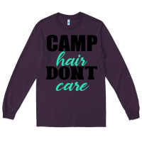 Plum Camp Hair Don't Care Black Long Sleeve Tee - Bettercallsaul