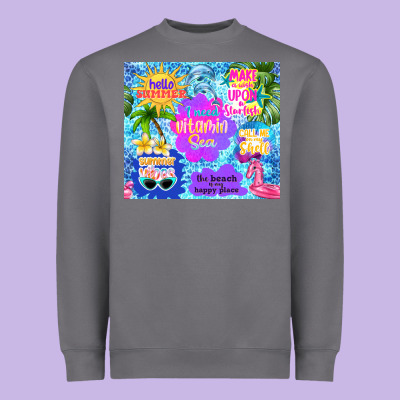 I Need Vitamin Sea Heavyweight Sweatshirt Designed By Tumblerdesignbyshophia