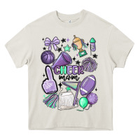 Cream cheer mom Heavy Core Tee - MaliasSmallBusiness