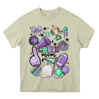 Mossy cheer mom Heavy Core Tee - MaliasSmallBusiness