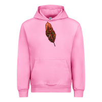 Fuchsia Pink croton leaf Urban Hoodie - LillyAllenDesigns