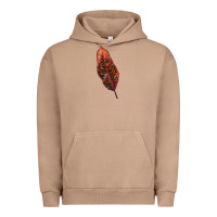 Pigment Burro croton leaf Urban Hoodie - LillyAllenDesigns