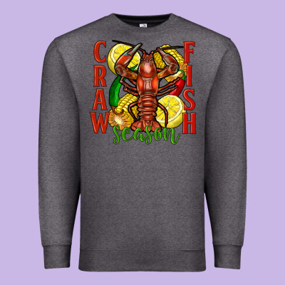 Crawfish Season Premium Sweatshirt Designed By Fadigitalartstudio