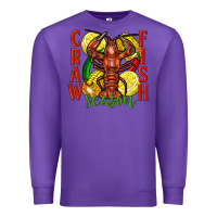 Purple crawfish season Premium Sweatshirt - FaDigitalArtStudio