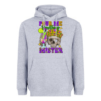 Heather Grey skull pour me something mister Heavyweight Hoodie - FaDigitalArtStudio