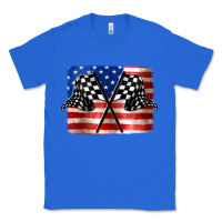 True Royal American Racing Flag Classic Tee - JahusDesignShop