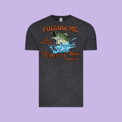 Fishers Of Men Vintage Tee Designed By Artiststas