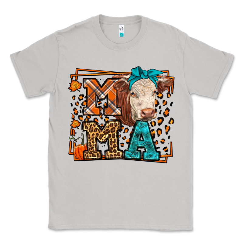 Western Fall Cow Mama Classic Tee by LillyAllenDesigns | Teevron