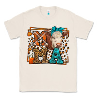 Natural Western Fall Cow Mama Classic Tee - LillyAllenDesigns