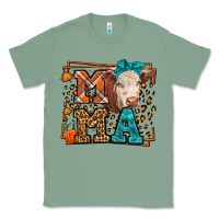 Sage Western Fall Cow Mama Classic Tee - LillyAllenDesigns