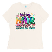 Bone making hair beautiful is kinda my thing Ladies Tee - MaliasSmallBusiness