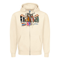Sandshell Blessed Nana Zipper Hoodie - CowCowDesign