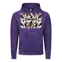 Cloud Purple cowhide brushstrokes Vintage Hoodie - RanaPortraitStore