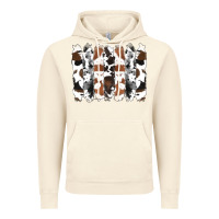 Vintage Artic cowhide brushstrokes Vintage Hoodie - RanaPortraitStore