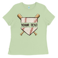 Matcha preview custom baseball Ladies Tee - MaliasSmallBusiness