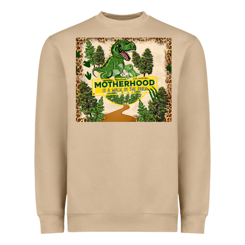 Motherhood Is A Walk In The Park Heavyweight Sweatshirt by TumblerDesignByShophia | Teevron