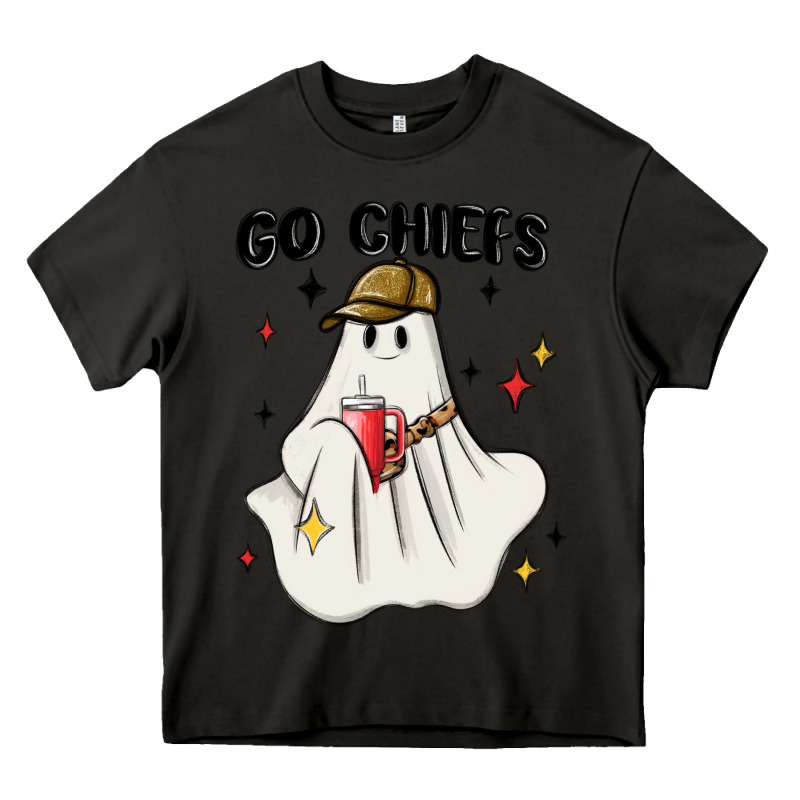Go Chiefs Boujee Sports Ghost Stanley Heavy Core Tee by MaliasSmallBusiness | Teevron