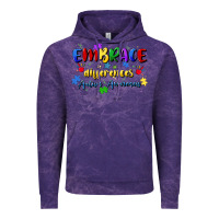 Cloud Purple embrace differences Vintage Hoodie - Artiststas