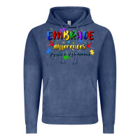 Vintage Denim embrace differences Vintage Hoodie - Artiststas