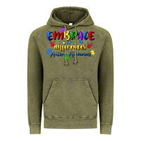 Vintage Olive embrace differences Vintage Hoodie - Artiststas