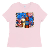 Bubblegum Pink just here for the light Ladies Tee - Jasminsmagicworld