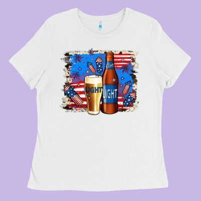 Just Here For The Light Ladies Tee Designed By Jasminsmagicworld