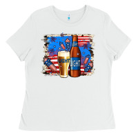 White just here for the light Ladies Tee - Jasminsmagicworld