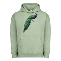 Pigment Oil Green Peacock Urban Hoodie - LillyAllenDesigns