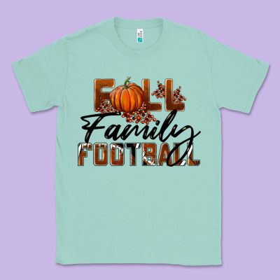 Fall Family Football Classic Tee Designed By Lillyallendesigns