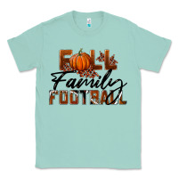 Seafoam Fall Family Football Classic Tee - LillyAllenDesigns