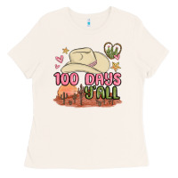 Bone 100 days y'all malia Ladies Tee - MaliasSmallBusiness