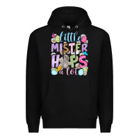 Black Easter Day Little mister hops a lot Premium Hoodie - OliviaCreatesArt