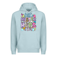 Blue Mist Easter Day Little mister hops a lot Premium Hoodie - OliviaCreatesArt