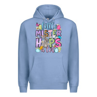Colony Blue Easter Day Little mister hops a lot Premium Hoodie - OliviaCreatesArt