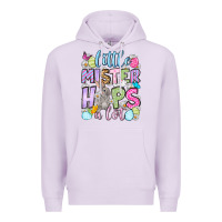 Lilac Easter Day Little mister hops a lot Premium Hoodie - OliviaCreatesArt