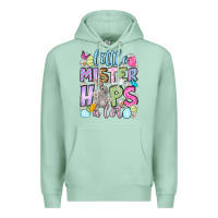 Seafoam Easter Day Little mister hops a lot Premium Hoodie - OliviaCreatesArt