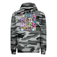 Slate Camo Easter Day Little mister hops a lot Premium Hoodie - OliviaCreatesArt