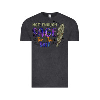 Vintage Black not enough  sage for this shit Vintage Tee - Artiststas
