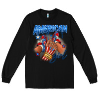 Black Afro american girl sneakers Long Sleeve Tee - RanaPortraitStore
