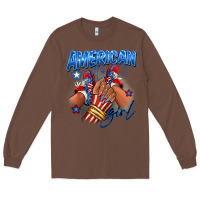 Chestnut Afro american girl sneakers Long Sleeve Tee - RanaPortraitStore