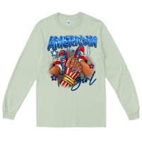 Matcha Afro american girl sneakers Long Sleeve Tee - RanaPortraitStore